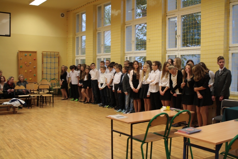 ŚLUBOWANIE  GIMNAZJALISTÓW 2015