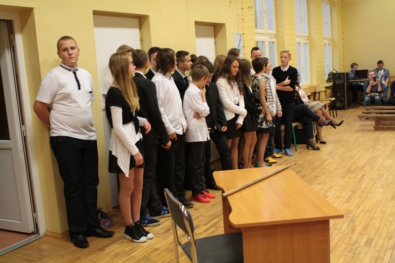 ŚLUBOWANIE  GIMNAZJALISTÓW 2015