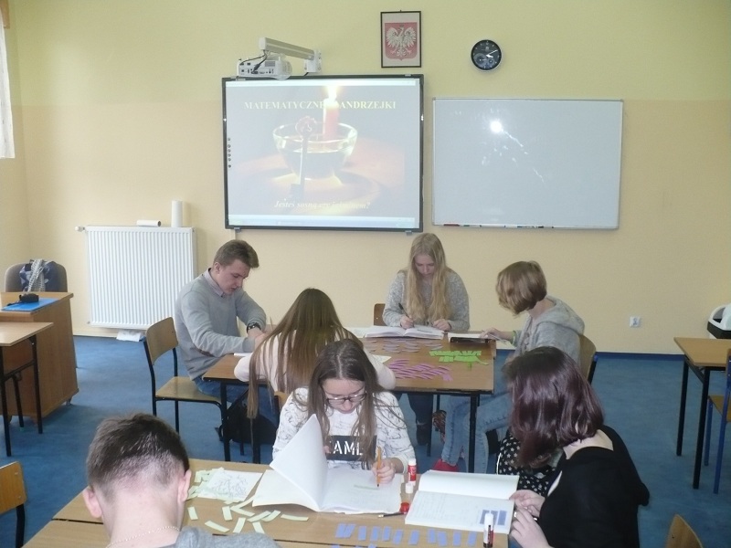 MATEMATYCZNE ANDRZEJKI W KLASIE 3A