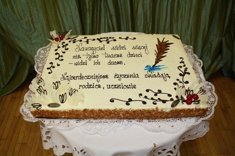 DZIEŃ NAUCZYCIELA W GIMNAZJUM