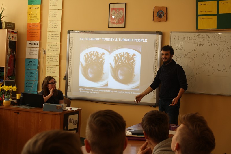 WIZYTA WOLONTARIUSZY Z WŁOCH, TURCJI I DANII