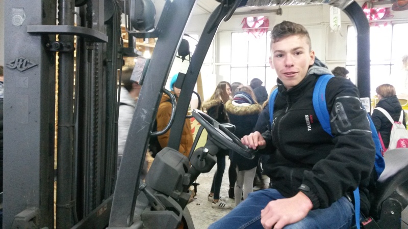 Klasa 3 c w Zakładzie Metalowo-Kotlarskim 
