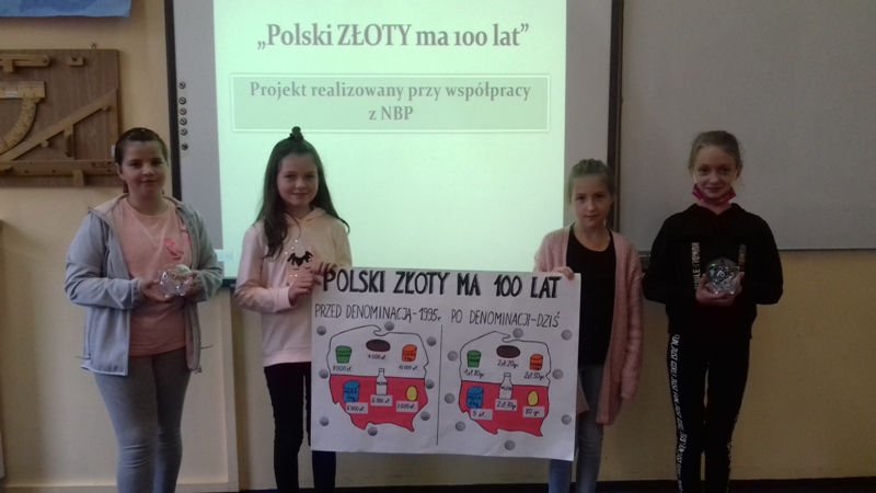 Podsumowanie projektu „Polski ZŁOTY  ma 100 lat”