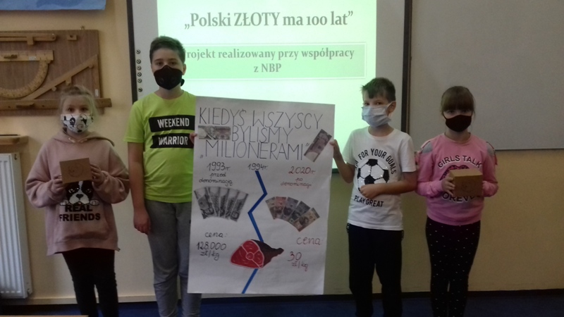 Podsumowanie projektu „Polski ZŁOTY  ma 100 lat”