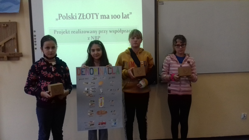 Podsumowanie projektu „Polski ZŁOTY  ma 100 lat”