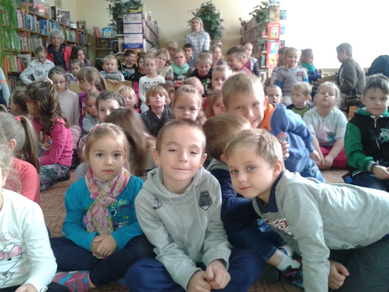 Przedszkolaki w Bibliotece