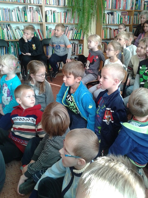 Przedszkolaki w Bibliotece