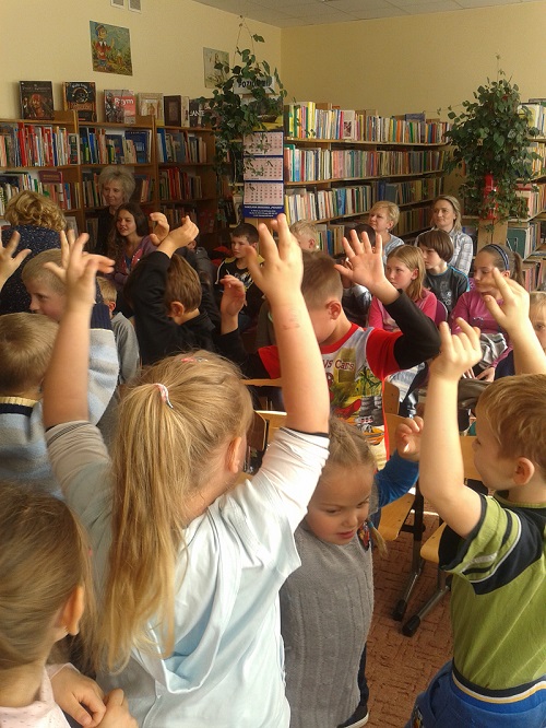 Przedszkolaki w Bibliotece