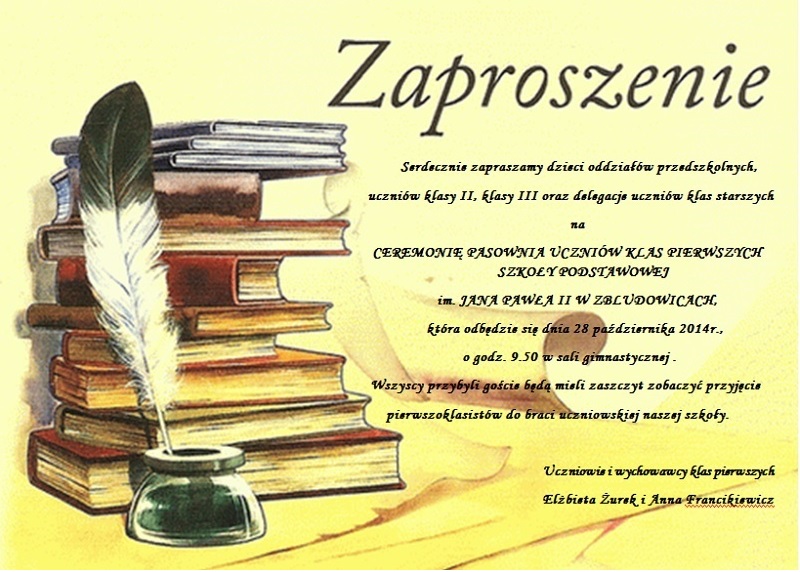 zaproszenie