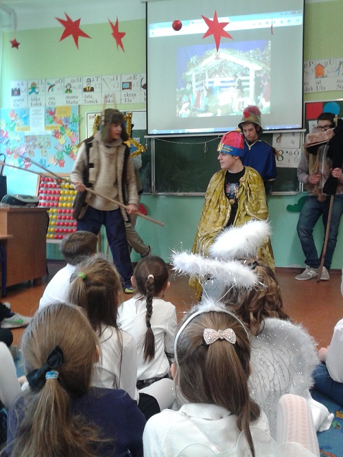 Kolędnicy w naszej szkole