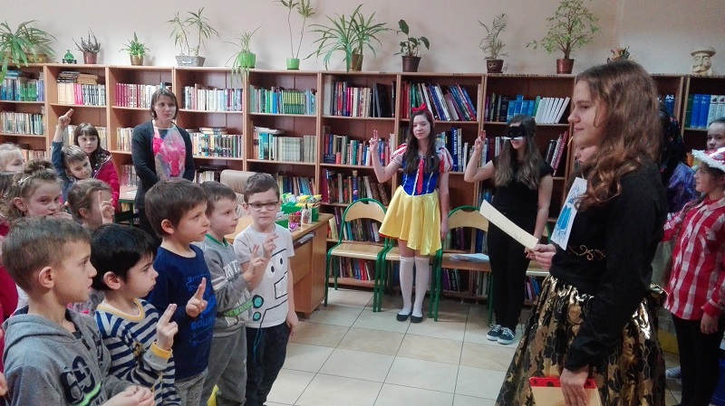 Nowi czytelnicy z klasy  I