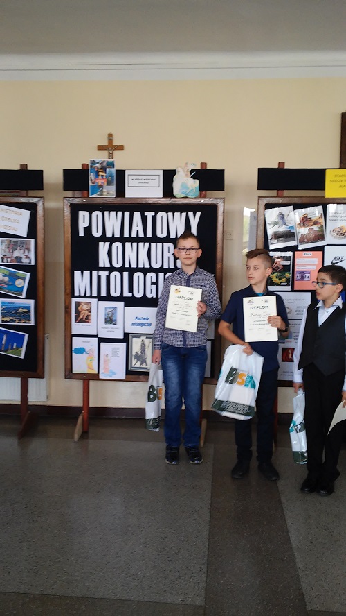 Laureat Powiatowego Konkursu Mitologicznego