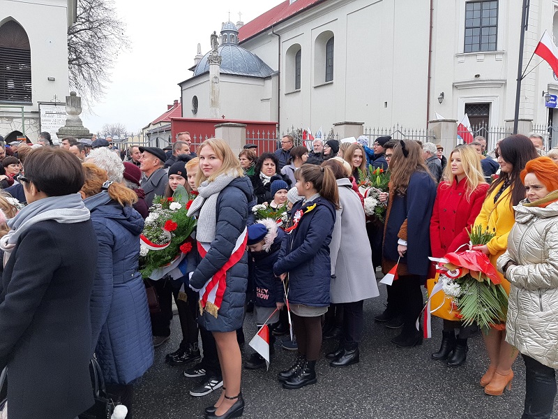 Reprezentacja naszej szkoły w obchodach Święta Odzyskania Niepodległości