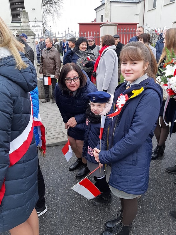 Reprezentacja naszej szkoły w obchodach Święta Odzyskania Niepodległości