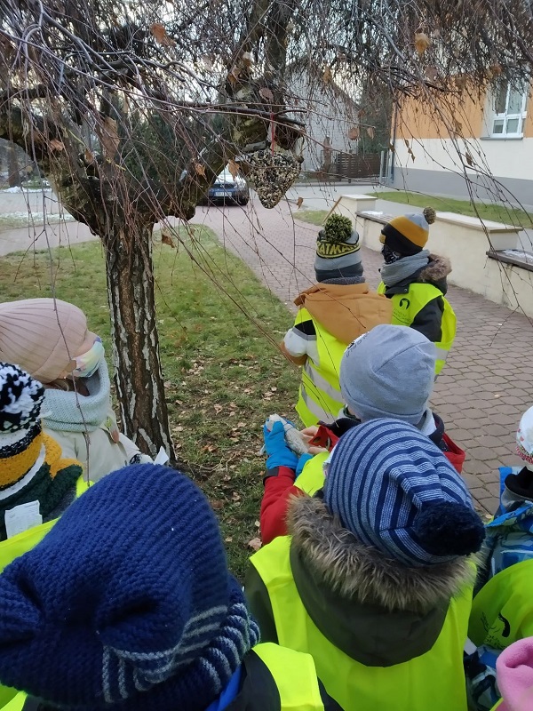 Najmłodsi pamiętają o dokarmianiu ptaków