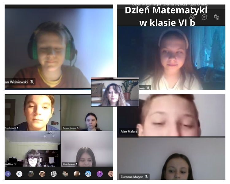 Dzień Matematyki w klasach Vb i VIb