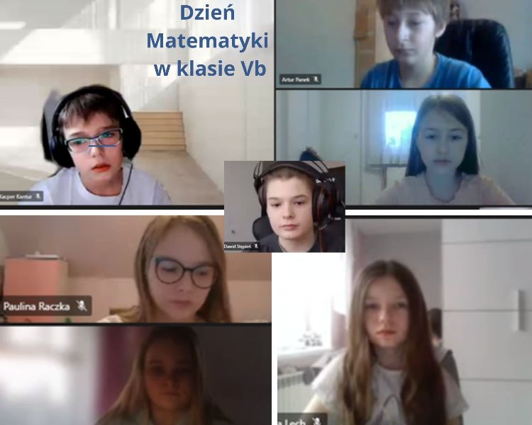 Dzień Matematyki w klasach Vb i VIb