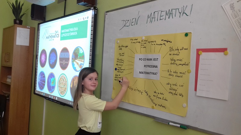 Międzynarodowy Dzień Matematyki obchodzony w klasach młodszych –  „Po co potrzebna jest matematyka?”