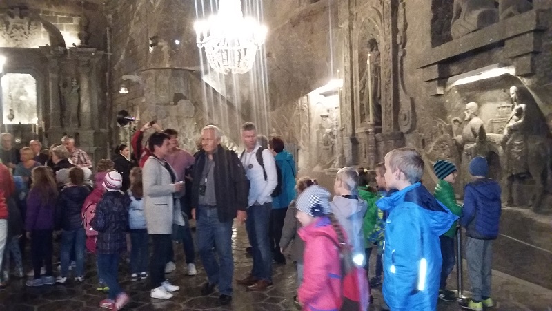wycieczka klas II do Wieliczki