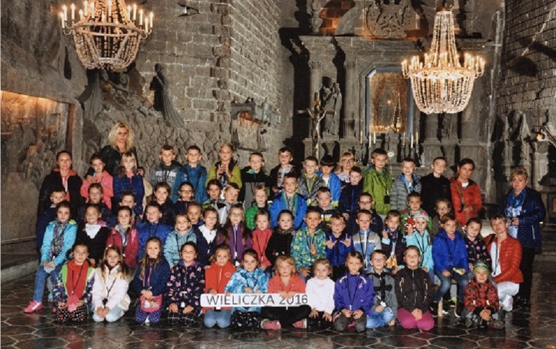 wycieczka klas II do Wieliczki