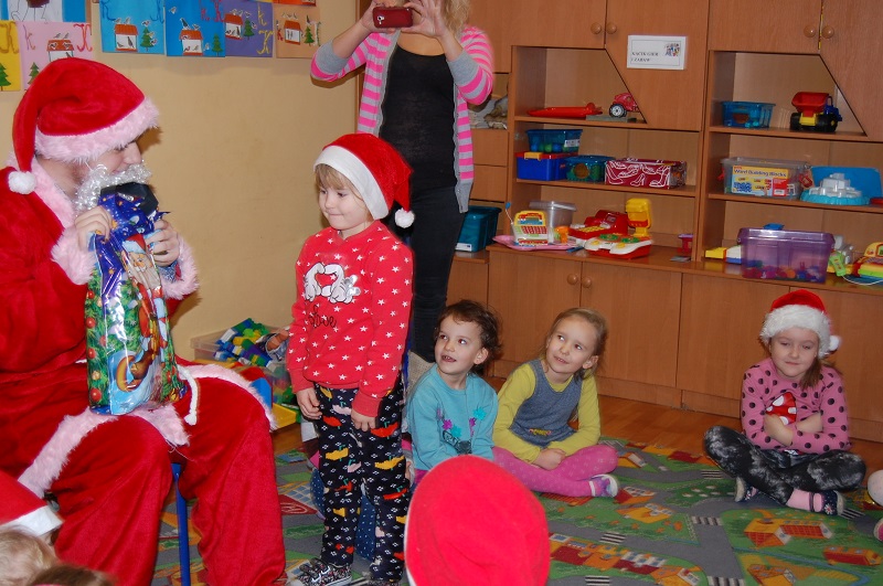 Mikołaj w oddziale przedszkolnym