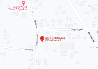 Mapa dojazdu do Publicznej Szkoły Podstawowej w Zbludowicach